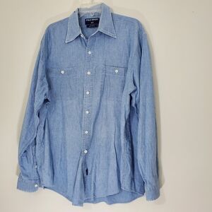 Polo Sport 100% Cotton Blue Shirt, Size XL